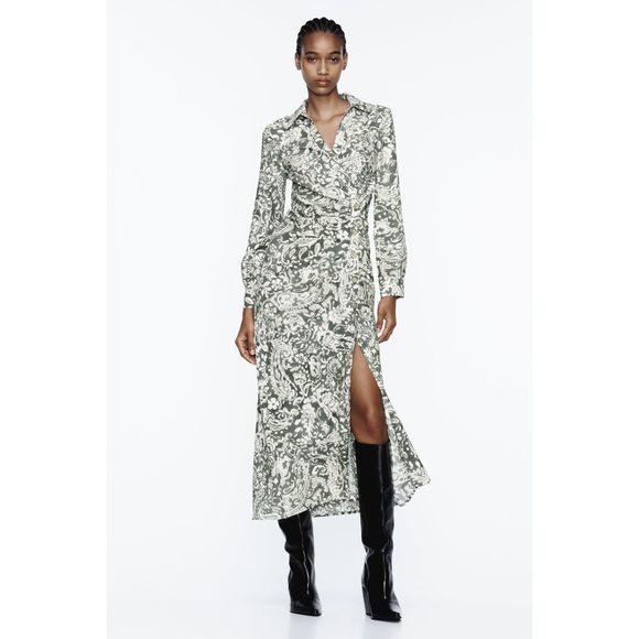 Zara Ruched Dress-Bust 34